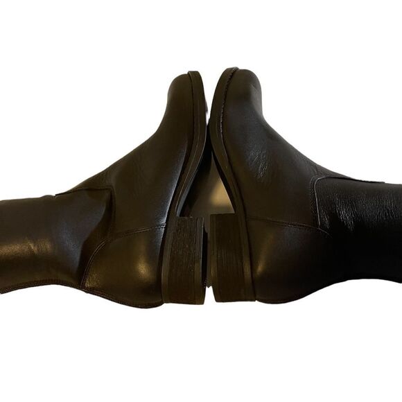 NWOT BLACK LORAINE LEATHER size 7.5 - Picture 6 of 12